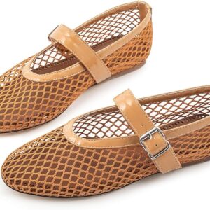 Alaia Mesh Ballet Flats