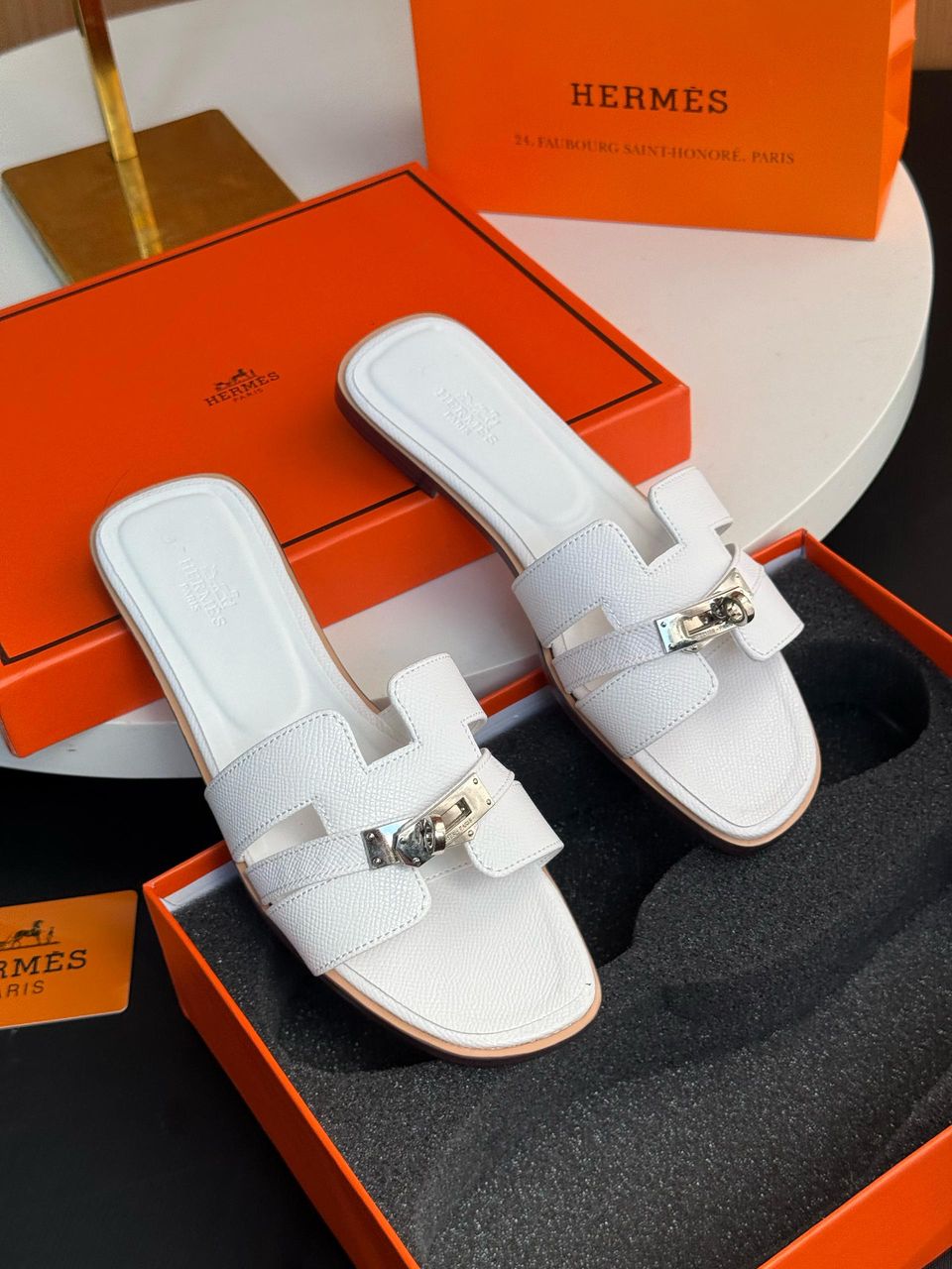 Hermès H-Shaped Sandals