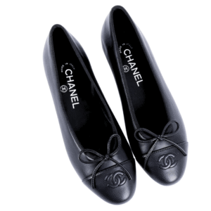 Chanel CC Logo Ballet Flats