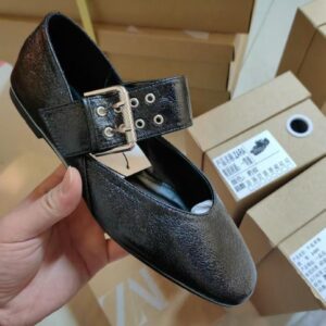 Zara Black Mary Jane Flats