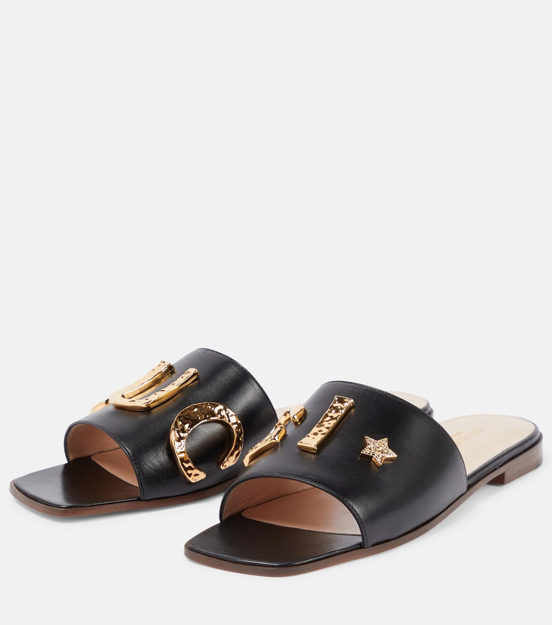 Black Gucci Sandals