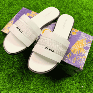 Dior White Slides