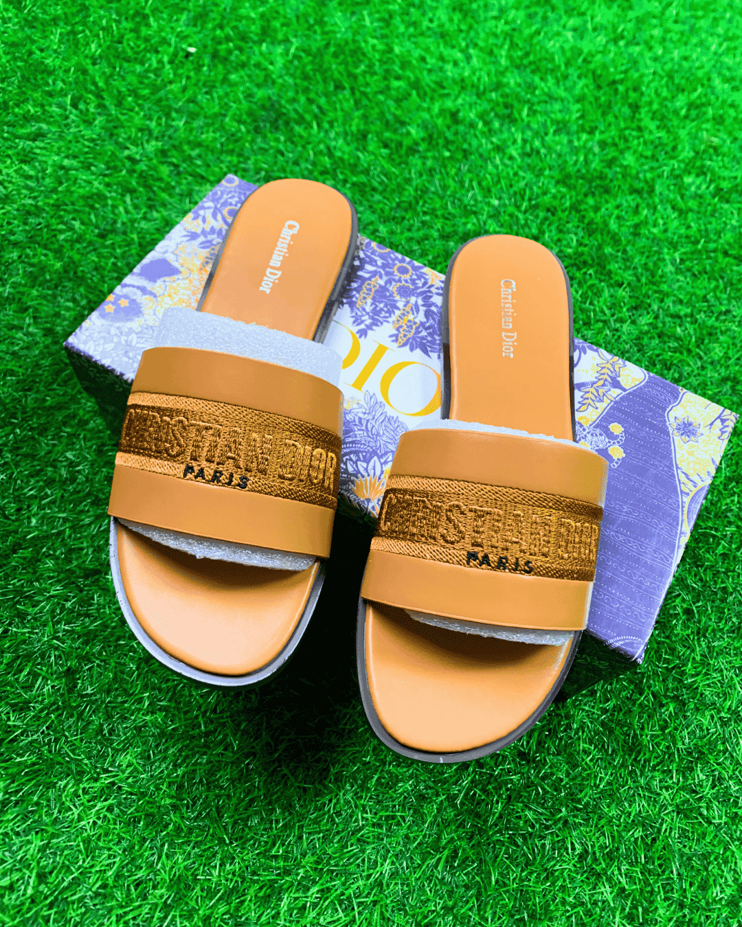 Dior Brown Slides