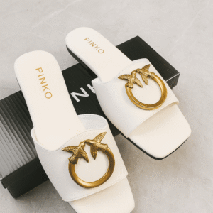 Pinko White Sandals