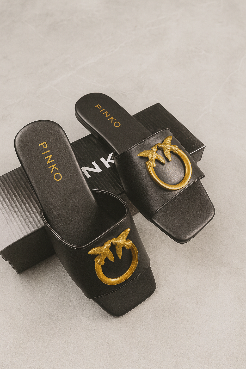 Pinko Black Sandals