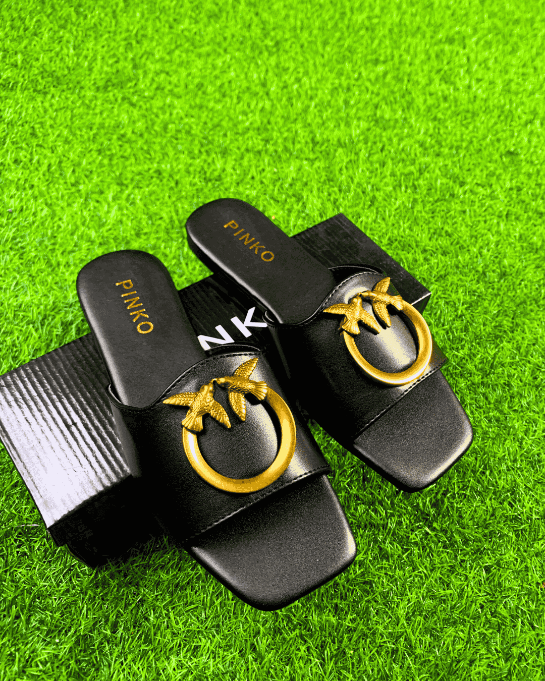Pinko Black Sandals