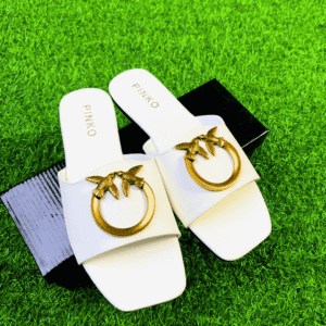 Pinko White Sandals