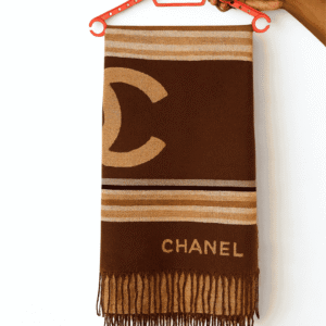 Chanel Bicolor Wool Scarf