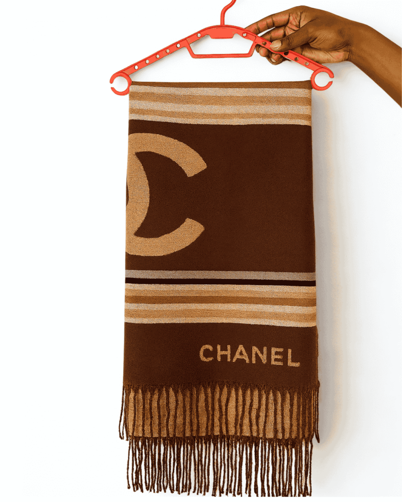 Chanel Bicolor Wool Scarf