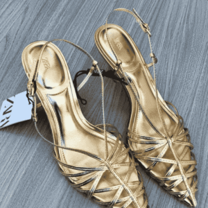 Zara High-Heel Cage Sandals