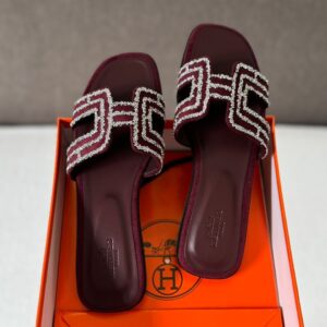 Hermès Oran Sandals – Coffee