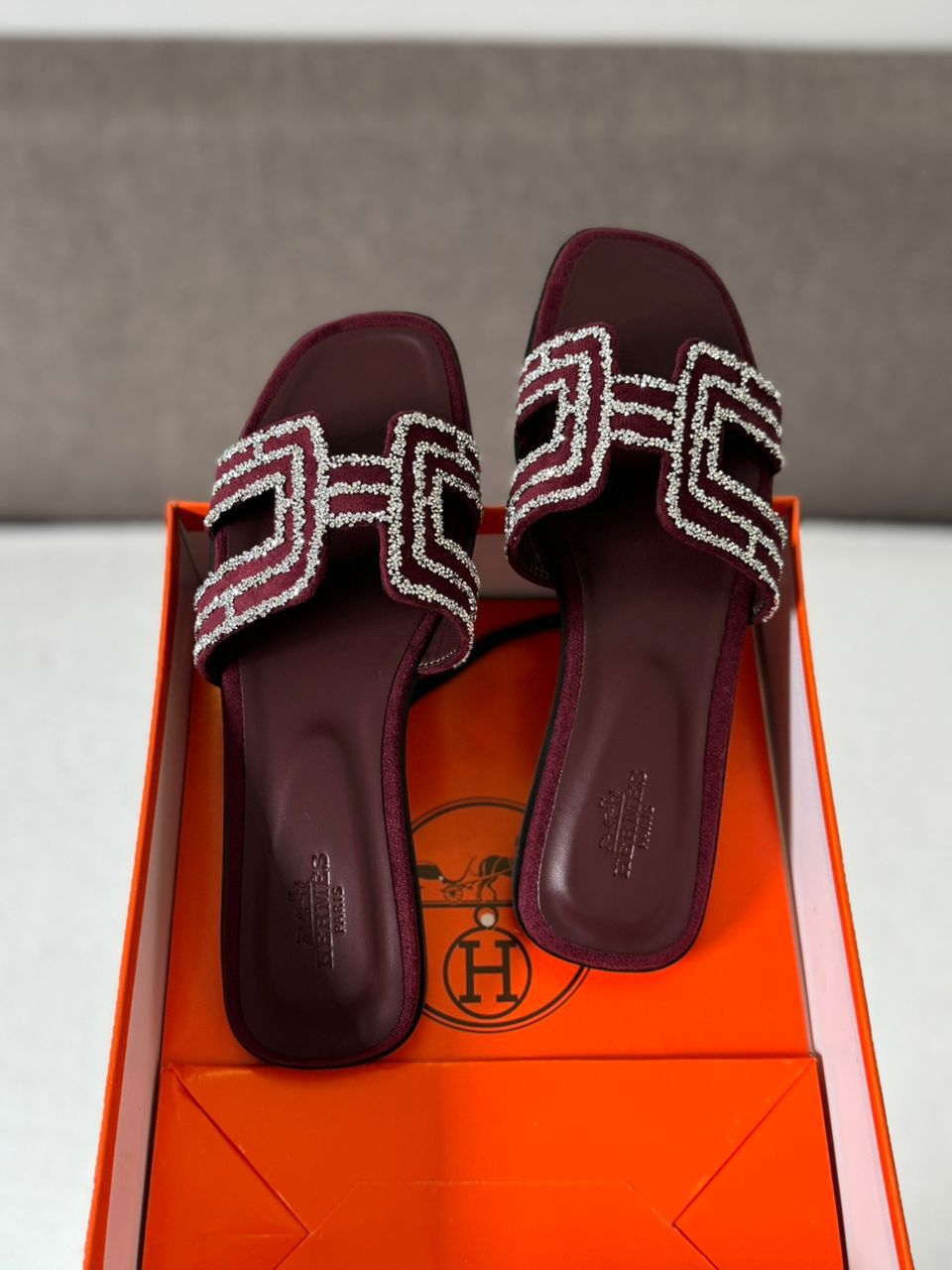 Hermès Oran Sandals – Coffee