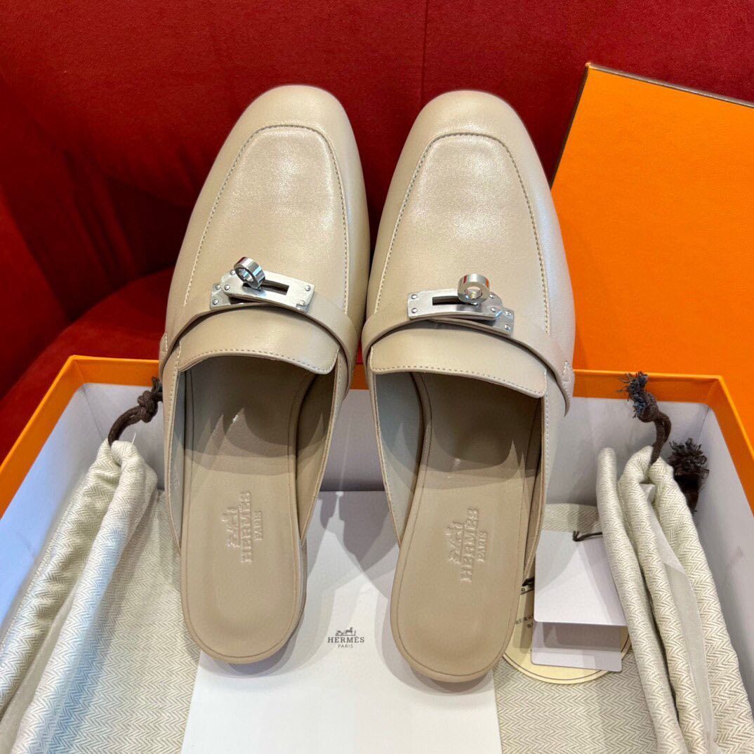 Hermès Oz Mule – Nude