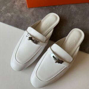 Hermès Oz Mule – White