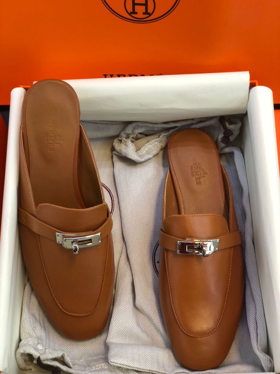 Hermès Oz Mule – Brown