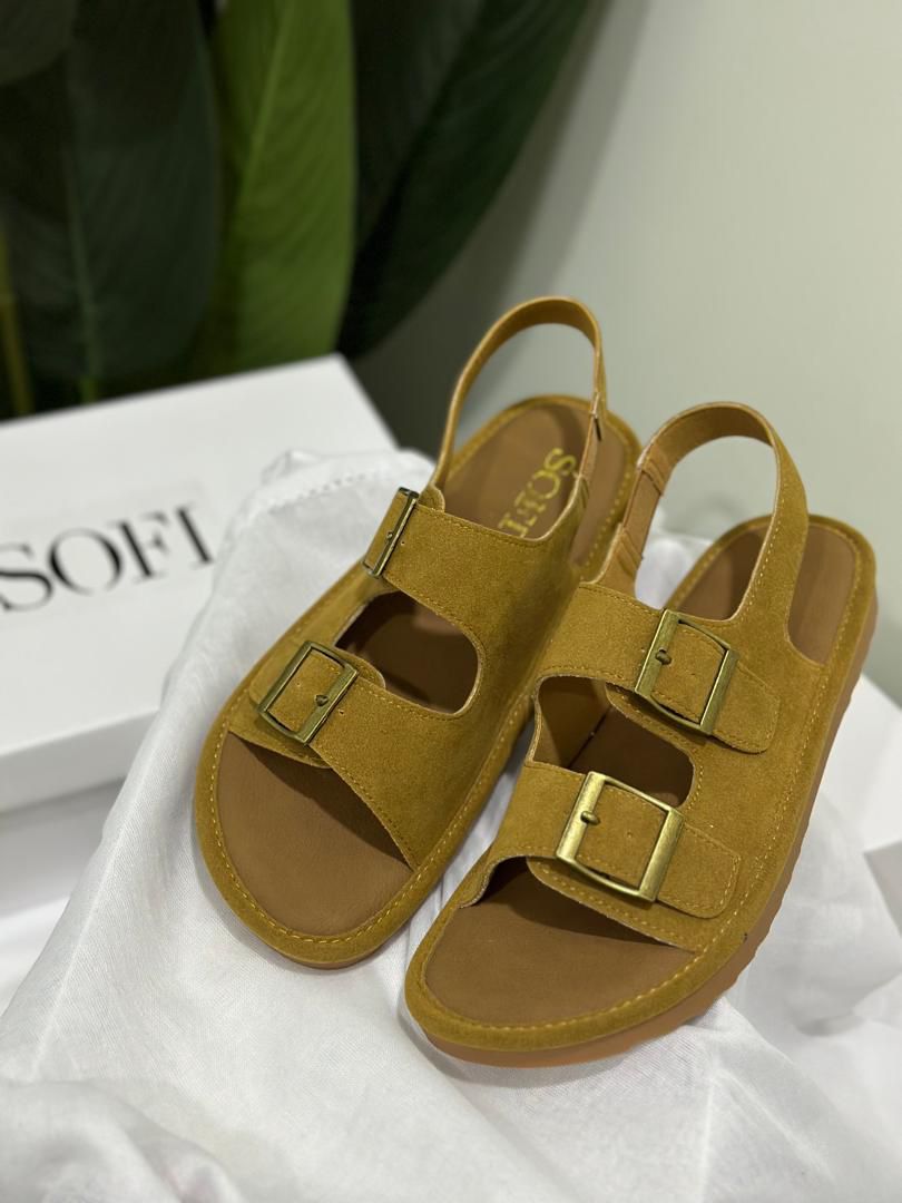 Vivian Brown Leather Sandals