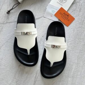 Hermès Empire Sandals – White