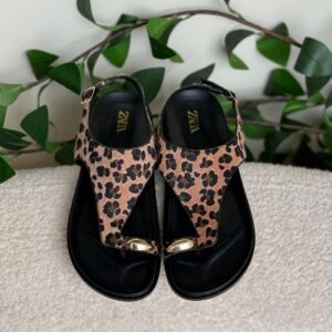 Zara Women’s Leopard Print Sandals