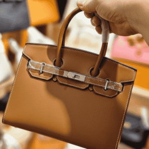 Brown Hermès Birkin 25 Sellier Bag