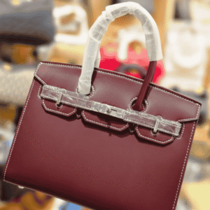Coffee Hermès Birkin 25 Sellier Bag