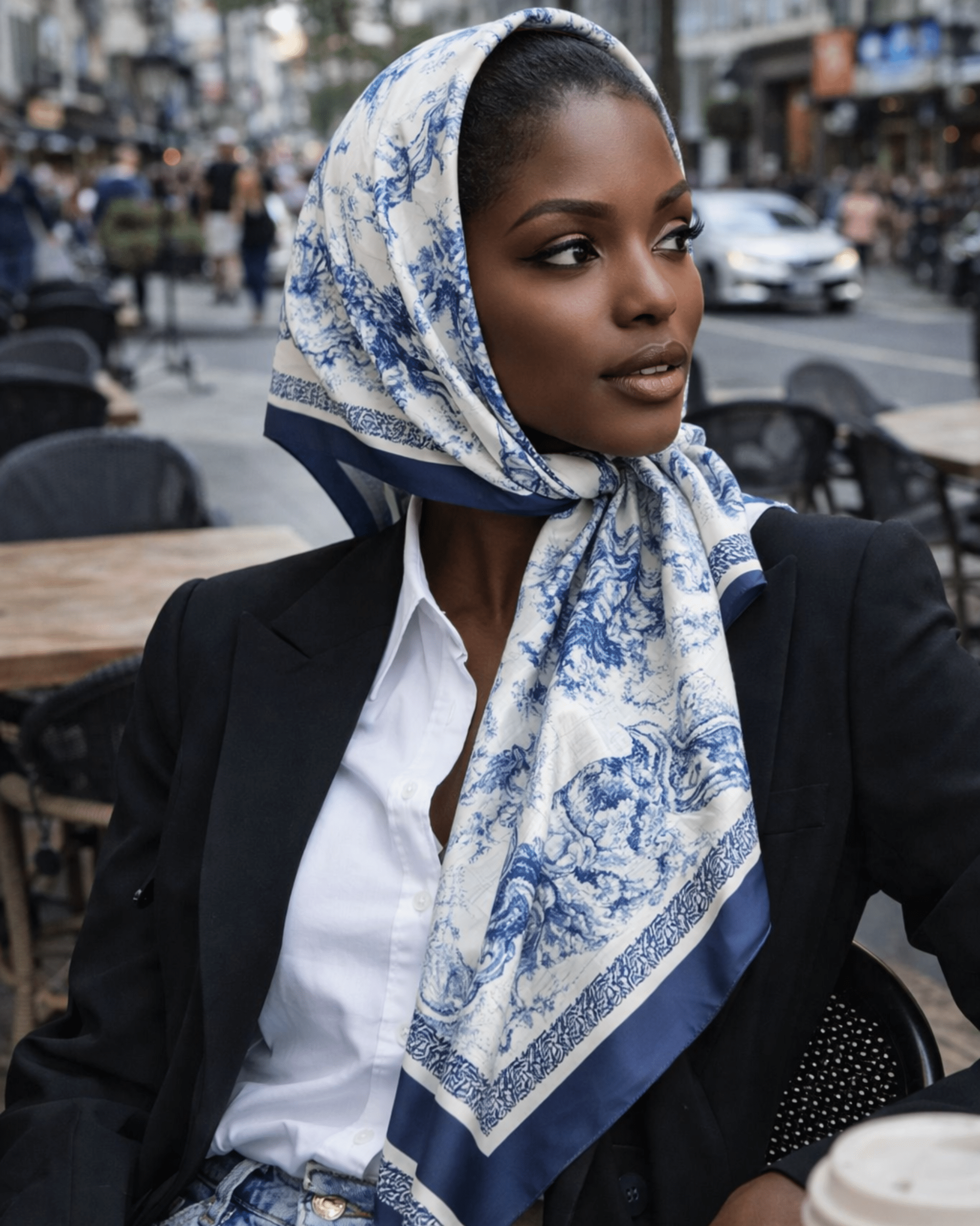 Premium Silk Scarf – Classic & Stylish Women’s Wrap