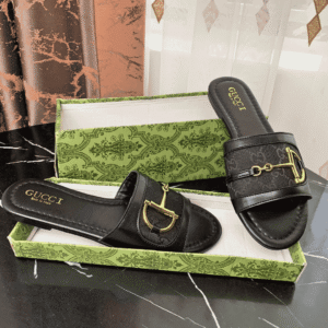 Black Gucci Women’s Slide Sandals
