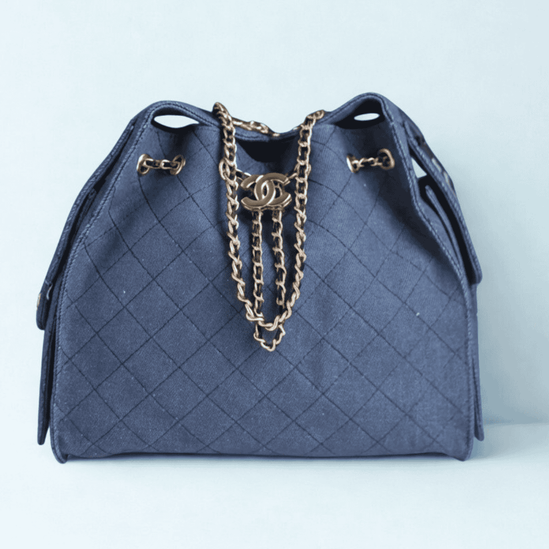 Denim Blue Chanel 25 Hobo Bag