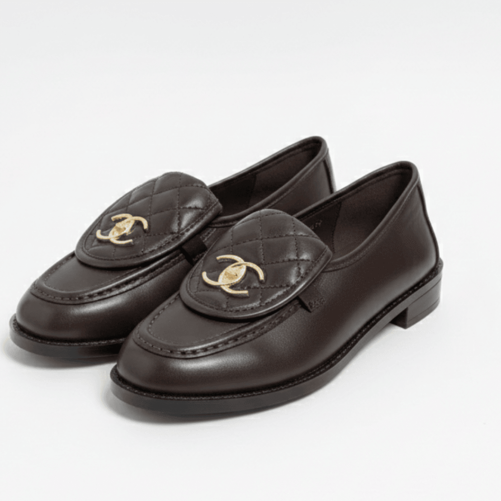 Coffee Chanel Loafers