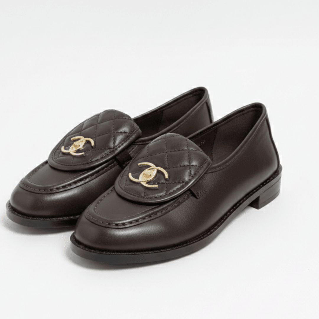 Coffee Chanel Loafers