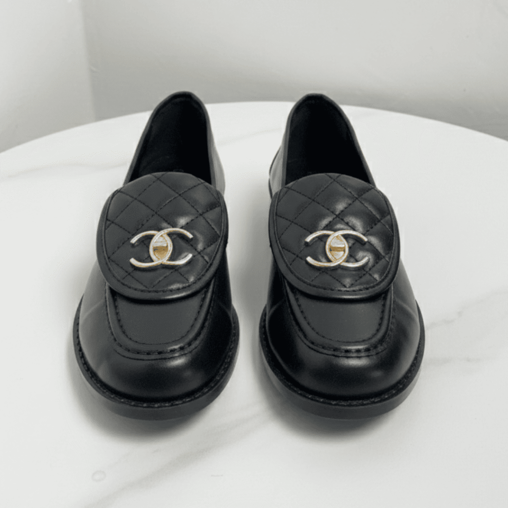 Black Chanel Loafers