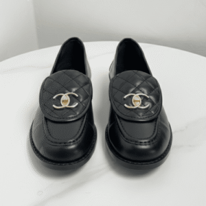 Black Chanel Loafers