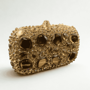 Gold Crystal Evening Clutch