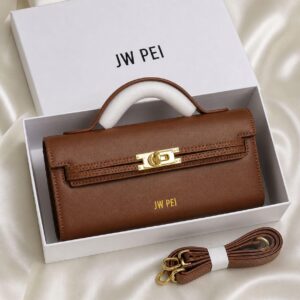 Classic Brown Luxe Top Handle Handbag