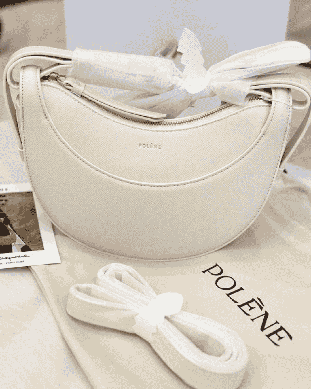 White Polène Handbag